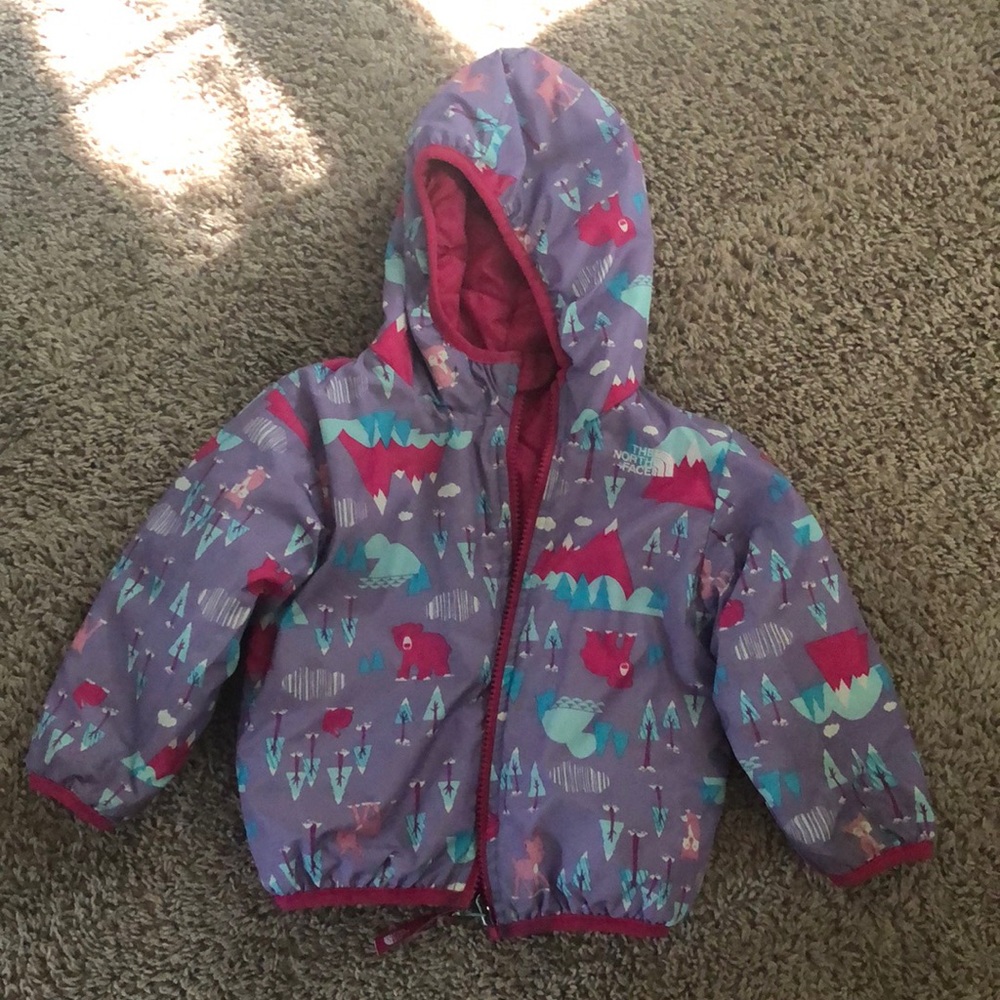 Reversible North Face toddler jacket